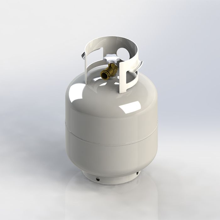 20lb/9kg LGP Gas Cylinder/Propane Gas Bottle (47.6lb/26.2L),DOT-4BA